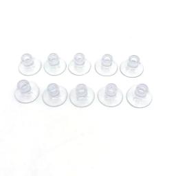 Ventosa transparente para aquário, suporte do tubo de ar, bomba do tanque de peixes, oxigênio tubo de ar, fixação acessórios, preto, 10pcs - Image 6