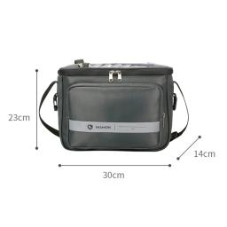 Bolsa de guidão de bicicleta com tela sensível ao toque, MTB, cesta de bicicleta, bolsa pannier, bolsa de armazenamento como mochila de ombro - Image 6