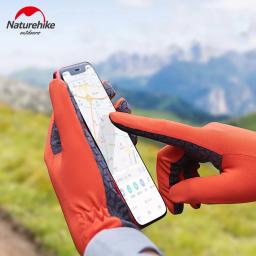 Naturehike-unisex luvas antiderrapantes para tela sensível ao toque, antiderrapante, respirável, dedo cheio, para esportes ao ar livre, camping, corrida, novo - Image 3