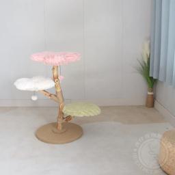 Torres De Gato De Madeira Para Gatos Grandes, Torre De Árvore Com Vários Hamocks, Suprimentos De Treinamento, Estrutura De Brincar, Produtos Para Animais De Estimação, Casa Suprimentos - Image 3