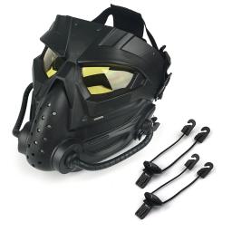 Airsoft-máscara facial tático para paintball, proteção de cabeça cheia, caça, ciclismo, cs, proteção de cabeça - Image 3