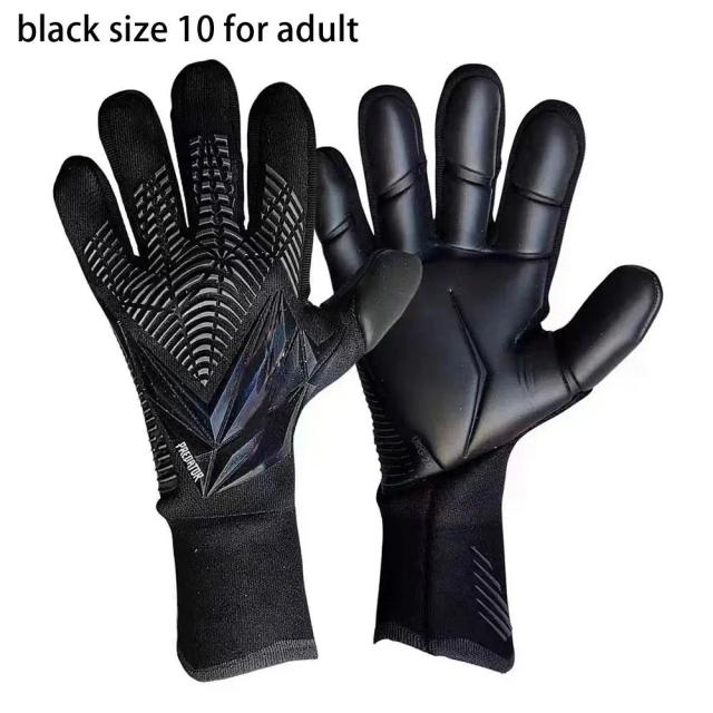 Luvas de látex antiderrapantes e respiráveis para adultos e crianças, ideais para futebol - Novo, 1 par