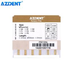Arquivo Dental Endodontic Gold Large Taper, Arquivos Rotativos NITI AZDENT, Uso do Motor, Ferramentas de Odontologia, 25mm, 6Pcs por Caixa, 5 Caixas - Image 6