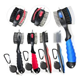 Escova de limpeza para tacos de golfe, escova de limpeza com mosquetão, apontador de ranhuras, multi estilo, acessórios esportivos de golfe, dropshipping - Image 1