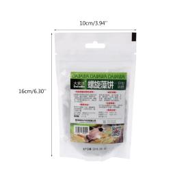 Alimentos para peixes dourados, comprimidos espirulinas, pellets 2,6 onças, dieta balanceada, nutrição saudável, para - Image 6
