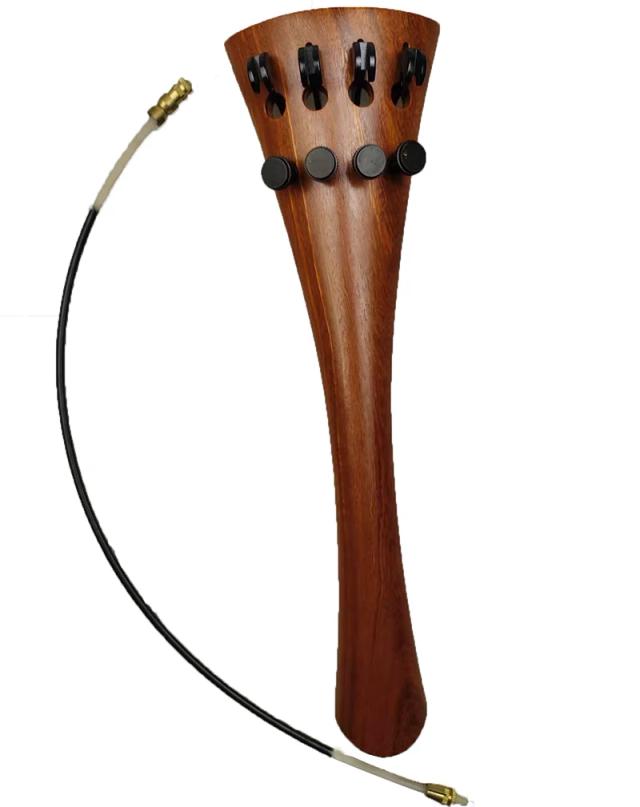 Violoncelo Profissional 4/4: Tailpiece de Madeira de Ébano com Corda Gut e Fibra de Carbono