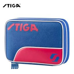 STIGA-Raquete De Tênis De Mesa Profissional, Grande Capacidade Bilayer, Dupla Camada, Quadrada, Redonda, Treinamento, Bola Profissional Bat Paddle, Original - Image 2