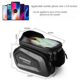 À Prova D' Água Touch Screen Saco de Bicicleta, Quadro Superior, Tubo, Caixa Do Telefone, Bicicleta de Estrada, MTB, Ciclismo, Acessórios - Image 5