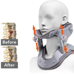 Dispositivo médico da tração do pescoço Kit inflável da correção do colar cervical Maca do colar cervical do retrator do pescoço - Image 1