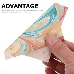 Papéis de Origami Quadrado Colorido, Papel Colorido, Suprimentos Artesanais Dobráveis, 400 Folhas - Image 2