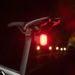 Rockbros inteligente bicicleta cauda luz traseira freio de parada automática ipx6 à prova dwaterproof água tipo-c carga ciclismo cauda lanterna traseira da bicicleta luzes led - Image 6