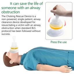 Dispositivo de Resgate de Asfixia de Emergência para Adultos e Crianças, Viagem Doméstica, Kit Vac, Primeiros Socorros CPR, Asfixia Choke Rescues, Anti-Sufocamento Helper - Image 6