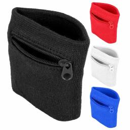 Absorvente Sports Wristband com Zíper, Bolsa, Manga de Pulso, Toalha Banda, Ao Ar Livre, Corrida, Viagem, Bike Key Pocket - Image 2