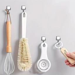 Ganchos magnéticos fortes quadrados, gancho prático de rolamento de carga, Armazenamento multiuso para casa, cozinha, armazenamento de bar, suspensão de chaves, 10 peças - Image 2