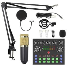 Kit De Microfone Condensador BM800, Placa De Som Do Computador, Telefone Móvel Voice Changer, Streaming Headset - Image 2