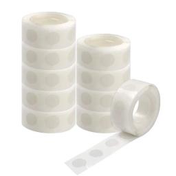 Dupla face pontos adesivos, 100pcs/roll, transparente, removível, balão, fita adesiva, cola para artesanato diy, casamento, festa de aniversário - Image 5