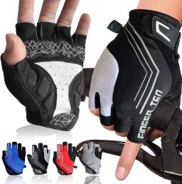 Luvas de ciclismo acolchoadas gel para homens e mulheres, antiderrapantes, absorventes de choque, respiráveis, mountain bike, bmx, mtb, dirt bike - Image 3