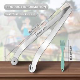 2pcs aço inoxidável churrasco salsicha girando Tong com escova de óleo Long Handle Hot Dog Tongs portátil churrasco girando pinças para grelhar - Image 3