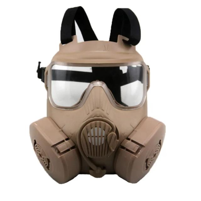 Máscara de Gás M50: Proteção Facial para Paintball e Airsoft com Estilo Tático