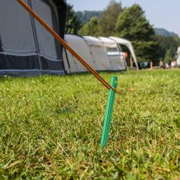 Estacas De Acampamento De Liga De Alumínio, Tarp Pegs, Estacas De Tenda De Terra, Barracas De Acampamento Ao Ar Livre, Tarps De Praia, 18cm, 12Pcs - Image 4