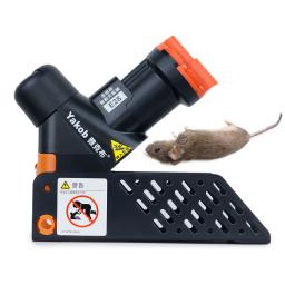 Cilindros de co2 portátil fácil multi-captura não-tóxico mouse & ratos armadilha reinicialização automática máquina de matar roedores com suporte e28 matadores de roedores - Image 1