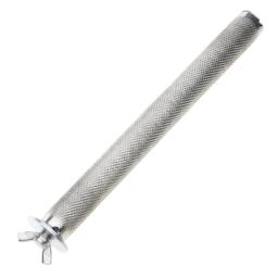 Suporte haste aço inoxidável para poleiro papagaio com padrão rômbico para pássaros estimação - Image 3