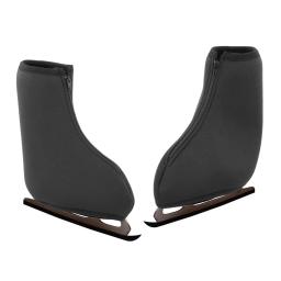 1 par preto capas de skate lâmina de skate de gelo cobre lâmina de skate para patins de hóquei patins de figura e patins de gelo para meninas - Image 4