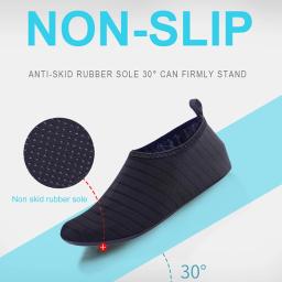 Calçado de mergulho masculino e feminino, 1 par, calçado para desportos aquáticos, sapatilha descalça, fitness, dança, surf, snorkeling - Image 2