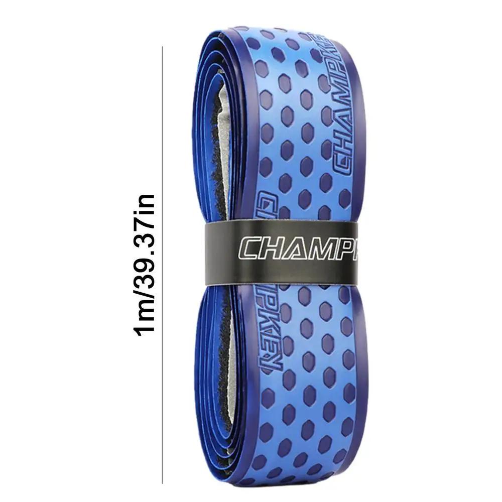 Fita anti-derrapante Sweatband para raquete de tênis, Suor Absorve Racket Grip, PU Sweatband, Sweatband para Bat, Grip, 1m - Image 1