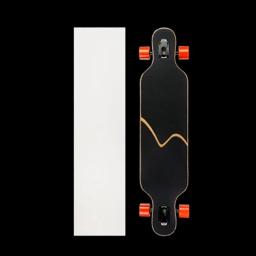 1pc skate adesivo transparente lixa para scooters longboards duplo rocker placas acessórios - Image 1