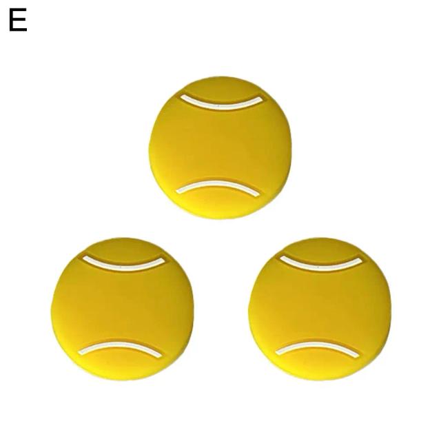 Amortecedor de Silicone Colorido para Raquete de Tênis - Kit com 3 Acessórios Anti-Vibração