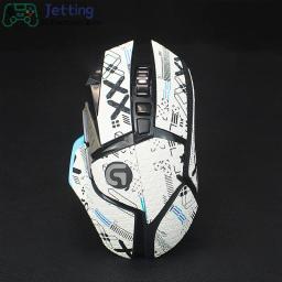 Fita antiderrapante de skate do aperto do mouse, pele de lagarto, chupar suor para G502 Hero PC Gamer, adesivo artesanal, DIY, sem mouse - Image 3