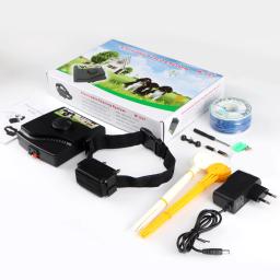 Sistema eletrônico de vedação Pet, colar do treinamento do cão de contenção, Pet acessórios, cerca do cão elétrico, som choque colarinho, impermeável - Image 1