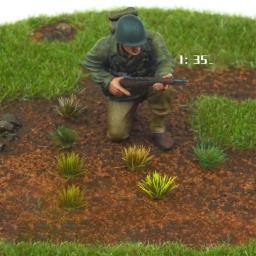Adesivo Static Grass Tufts para Cenário em Miniatura, Ferramenta de mão para Railroad Terrain, Cenário Árvores, Bushy Green - Image 3
