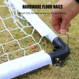 Portable Folding Futebol Goal com Saco, Mini Sport Net, Outdoor Indoors e Esportes, Equipamento de Treinamento de Futebol Juvenil para Crianças - Image 2