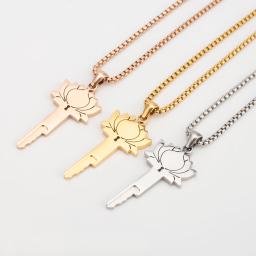 Colar de chave de lótus para casais, acessórios para gaiola de castidade, serve para todas as gaiolas em nossa loja, fechaduras integradas, brinquedos sexuais, jogos adultos, presentes - Image 3