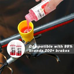 Óleo mineral de freio de bicicleta de alto desempenho - 60ml / 2oz - Ideal para sistemas de freio hidráulico Shimano e Tektro - Image 3