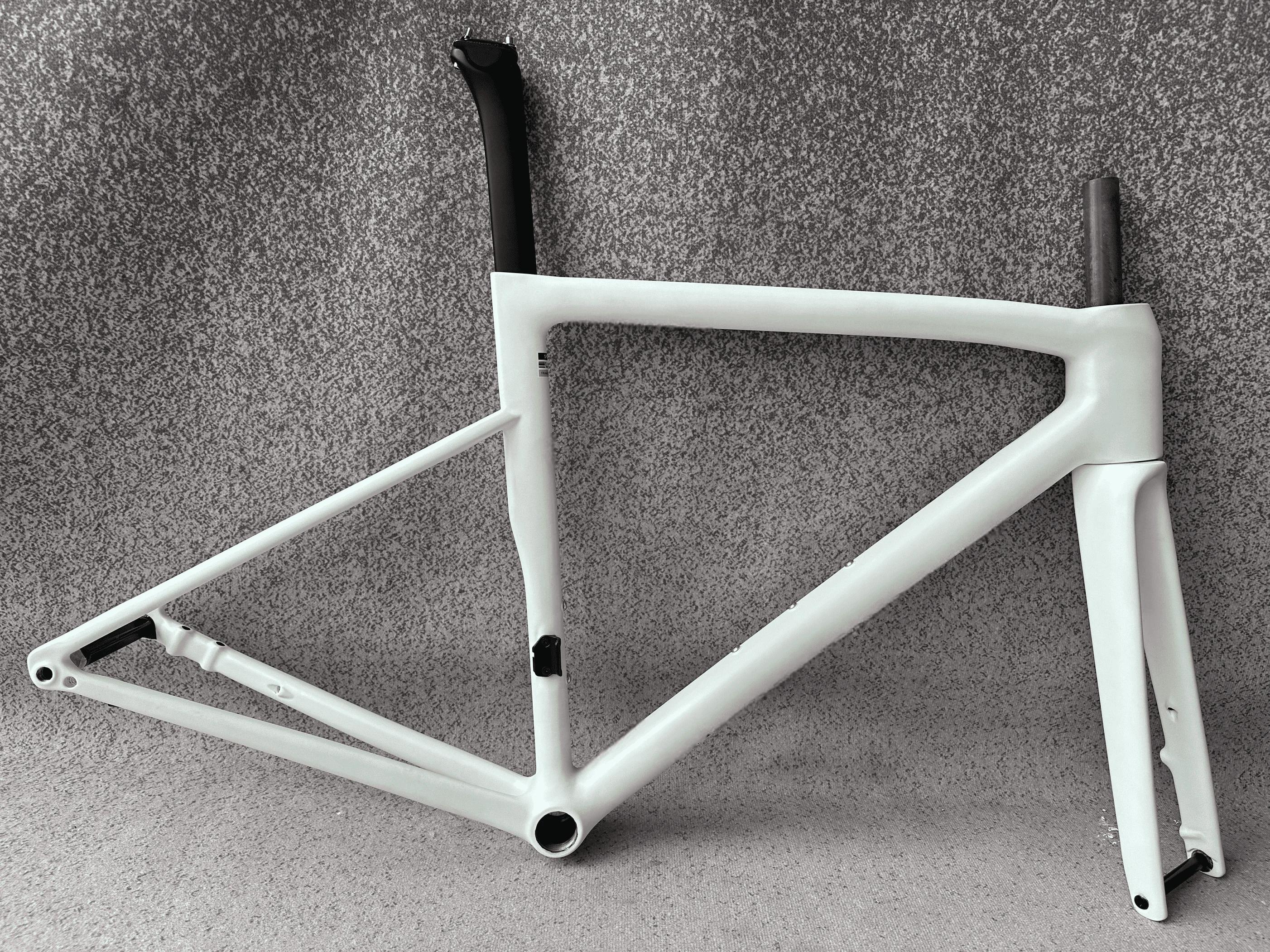 Quadro de bicicleta de fibra de carbono t1100 de 8 gerações, quadro de bicicleta de estrada, freio a disco, adequado para di2, feito em taiwan - Image 1