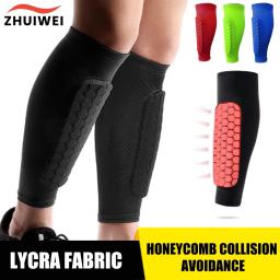 Honeycomb Futebol Caneleiras, Escudos de Futebol, Legging Esportivo, Mangas Pernas, Equipamento de Proteção, Protetor de Haste, 1 Pc - Image 1