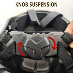 Capacete de proteção tático rápido airsoft mh capacete abs novo engrossado ao ar livre pj pistola de ar tiro cs equipamentos de proteção - Image 3