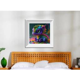 Dragon Pattern Diamond Painting Set, Conjunto de arte 5D, Pintura e artesanato com diamantes e pedras preciosas, Decoração de parede para casa - Image 6