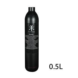 TUXING-Cilindro De Alumínio, Tanque De Ar De Alta Pressão, Oxigênio CO2 Tanque De Enchimento De Garrafas, Mini Mergulho M18 * 1.5, 0.5L, 500cc, 3000psi, 200Bar - Image 2