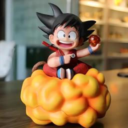 Figura de anime dos desenhos animados dragon ball z crianças brinquedos boneca kawaii goku modelo acessórios brinquedo das crianças presente figuras ação hobbies - Image 1