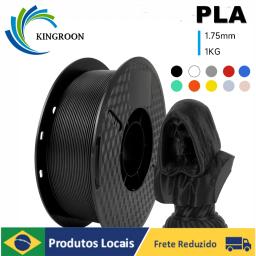 Kingroon-3D Filamento PLA Printer, 1kg, 1,75mm, Alta Qualidade, Material de Impressão, Degradável, Ecológico, Padrão Plástico, 1 Rolos - Image 1