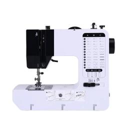 Mini máquina de costura portátil com mesa Pedal, calcador substituível, Overlock Knitting, botão Iniciar, elétrico, prático, 38 pontos - Image 4