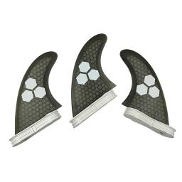 UPSURF FCS II Aletas para Surf, Prancha Grande, Estabilizador Quilhas, Short Board Fins, Fibeglass Funboard Fins, 3PCs por conjunto - Image 3