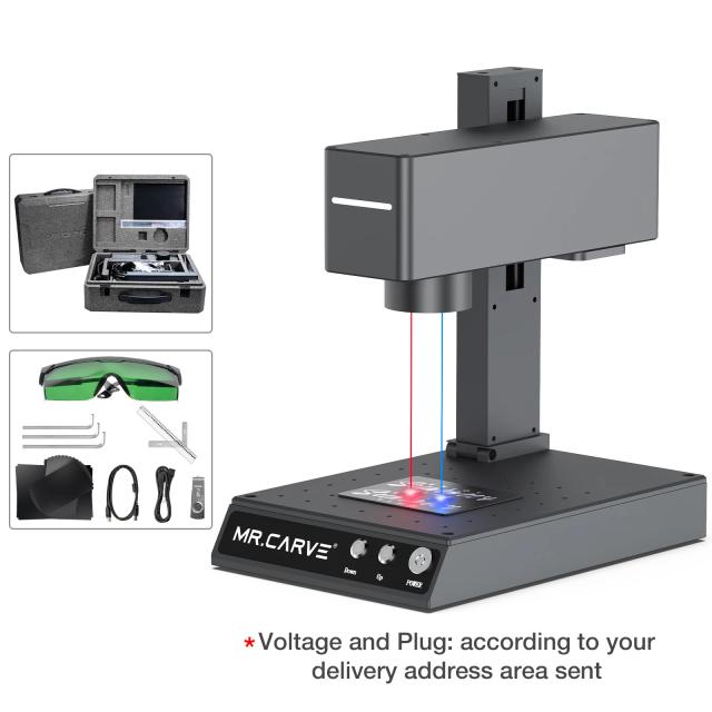 Daja M4 Pro: Máquina Portátil de Marcação a Laser Dupla para Todos os Materiais - Joias, Madeira, Metal, Plástico, Couro e Vidro