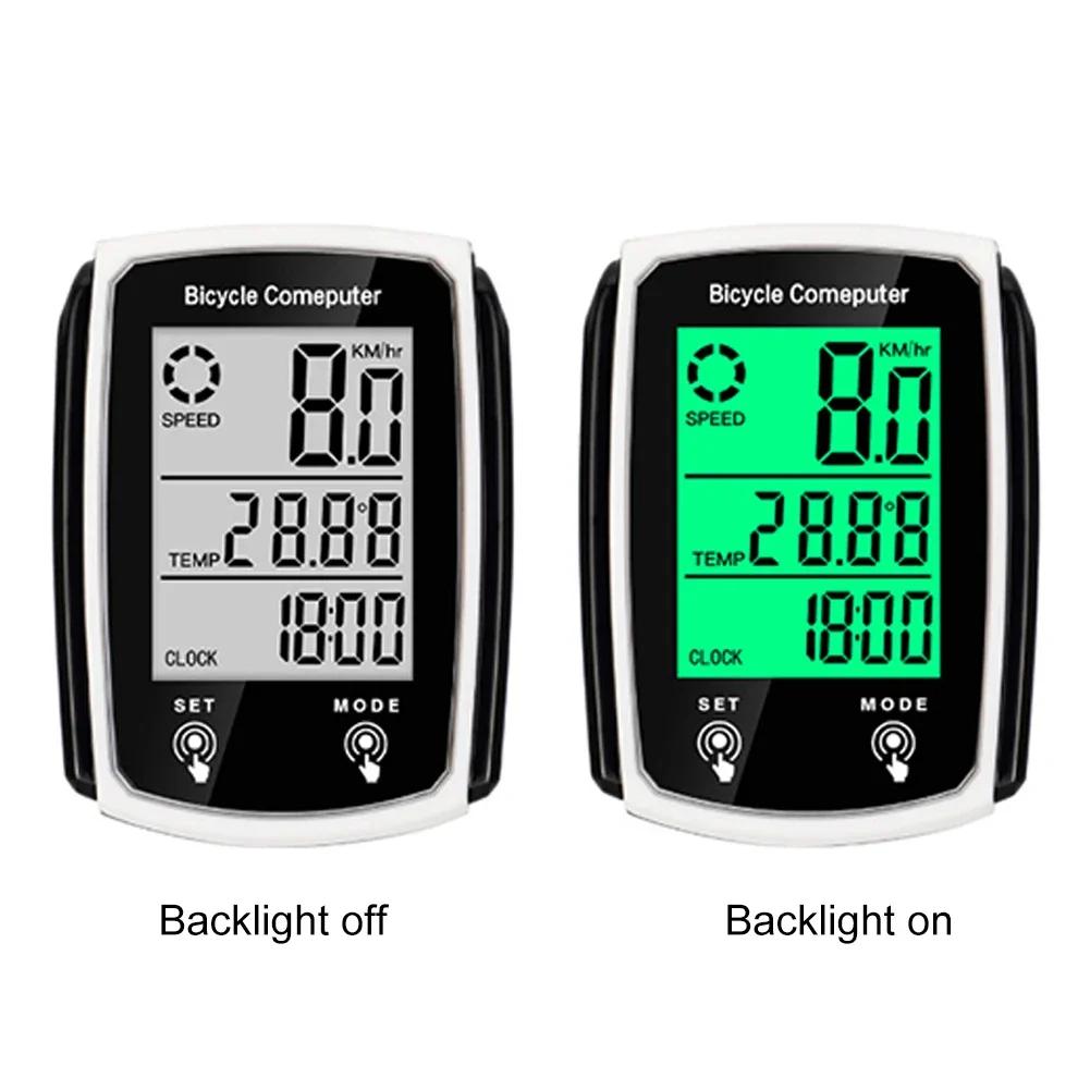 Bicicleta computador backlight ciclismo odômetro lcd tela de toque acessórios da bicicleta - Image 1
