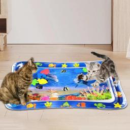 Tapete Sensorial de Água Espessada para Pet, Play Pad, Tummy Mat para Gato e Cachorro, Verão - Image 5