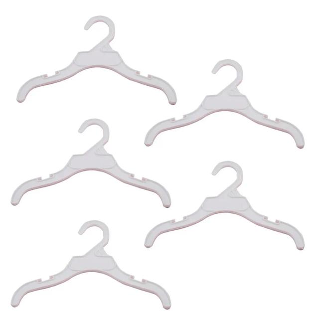 Cabide Plástico Antiderrapante para Pet - Prateleira para Gatos e Suporte de Armazenamento para Cães, Conjunto com 5 Peças